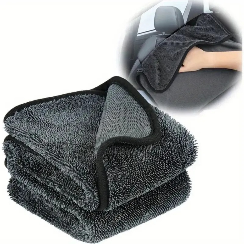 Microfiber Towel Detailing - 超吸収性マイクロファイバークリーニングクロス - 車、家庭、浴室用の柔らかく耐久性のある速乾タオル