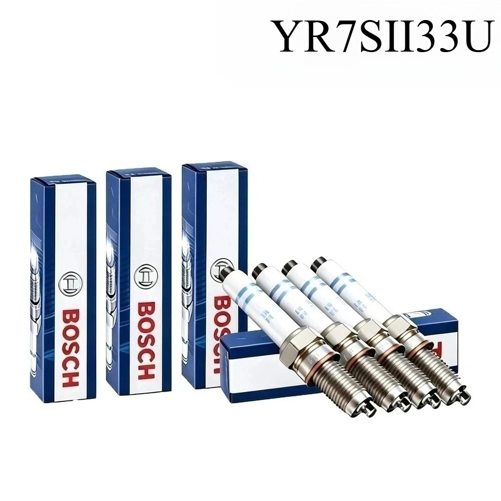 Bosch Spark Plug Iridium - ボッシュ YR7SII33U スパークプラグは、ヒュンダイ ミストラ、ツーソン、キア K5、KX5などの車種に適合します。OE番号 1884611070。