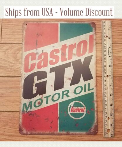Castrol Oil Gtx - カストロール モーターオイル サイン カストロール GTX オイル