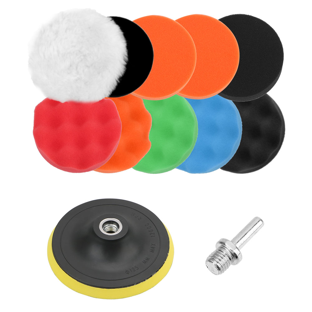 12個セット ペイントケア バッファードリルホイール ポリッ - Polish Pad Set Buffer のレビューと価格