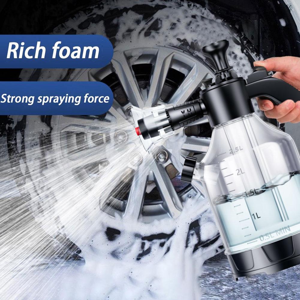 プロ仕様洗車フォームポンプ噴霧器 2.5L 手動加圧式ウォー - Foam Cannon Car Wash のレビューと価格